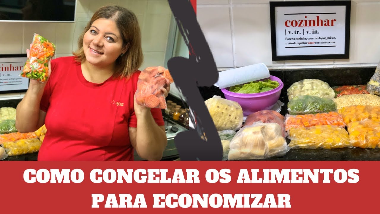COMO CONGELAR LEGUMES / BRAQUEAMENTO PARA ECONOMIZAR E NÃO DESPERDIÇAR NADA!! Look do fogão