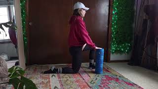 Kneeling Hip Flexor Stretch - Simple Stretchies With Ariel