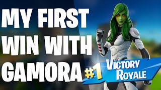 My first win with Gamora | Fortnite Season 7