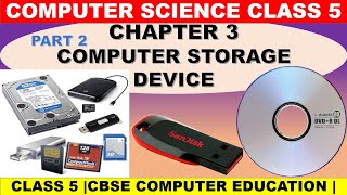 Class 5 Computer Chapter 3 Storage Device | Part 2 |