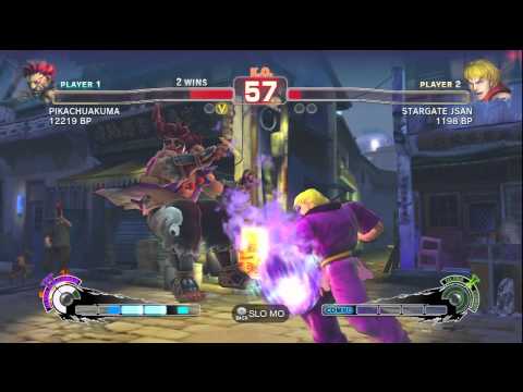 STARGATE JSAN ( RYU KEN ) VS JR RODRIGUEZ ( AKUMA ) SSFIV ENDLESS BATTLE MATCH ON XBL GAMES 1-5