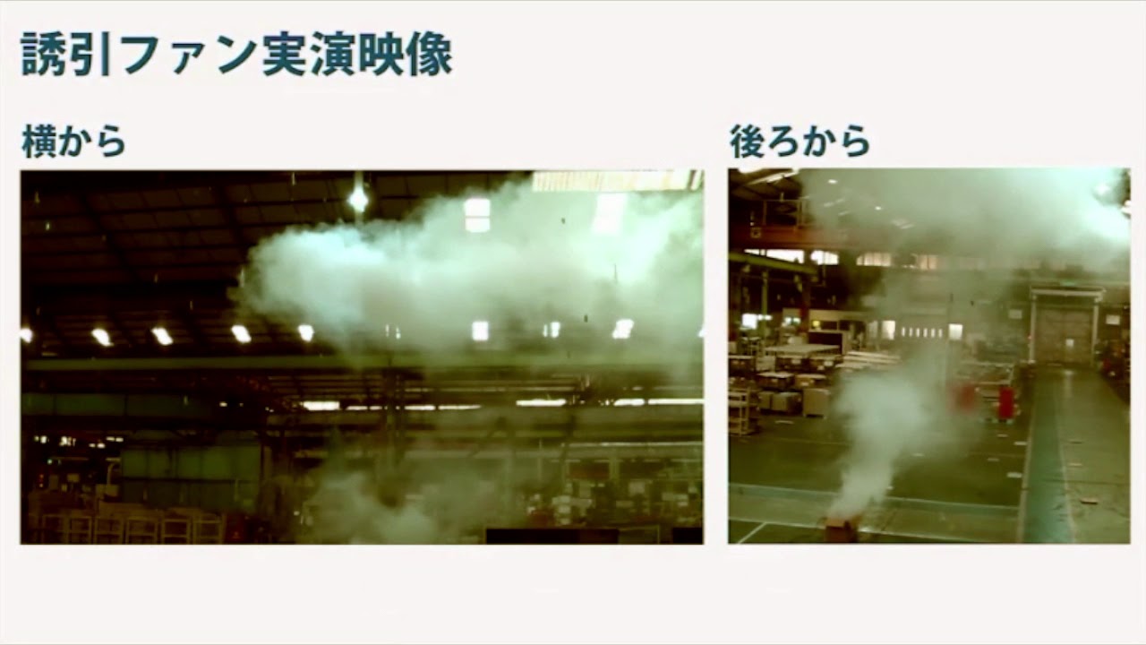誘引ファン｜工場・駐車場換気用小型軸流送風機｜三陽保安産業