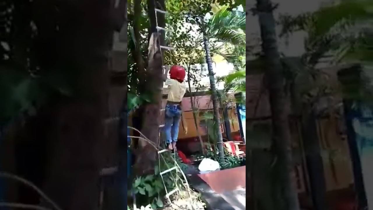 Rope ladder climbing, 