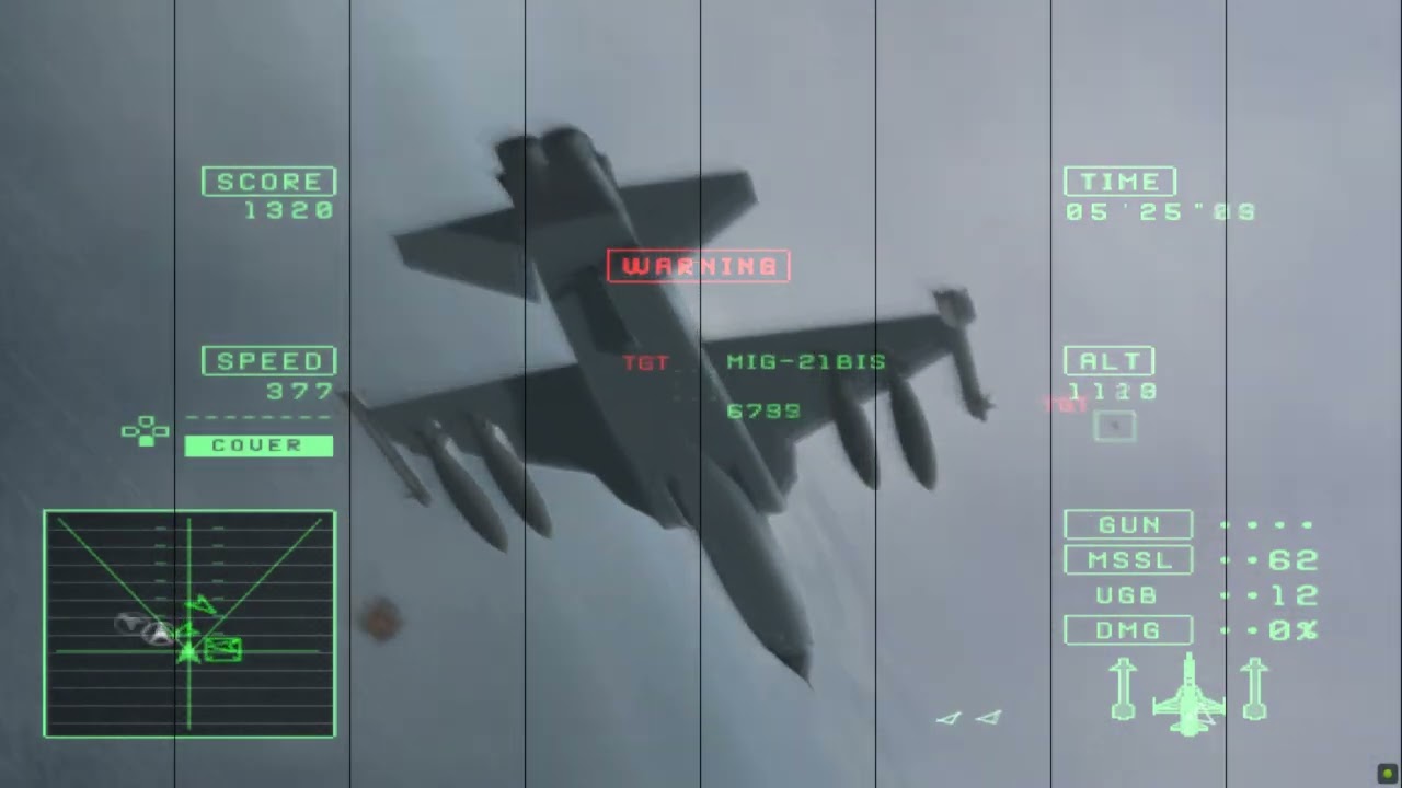 playin ace combat 5 on pc
