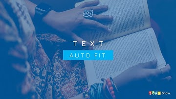 Text and Shapes go hand-in-hand with AutoFit in Zoho Show