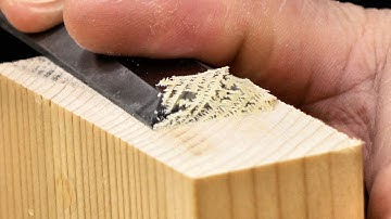 How To Sharpen A Chisel - RAZOR Sharp