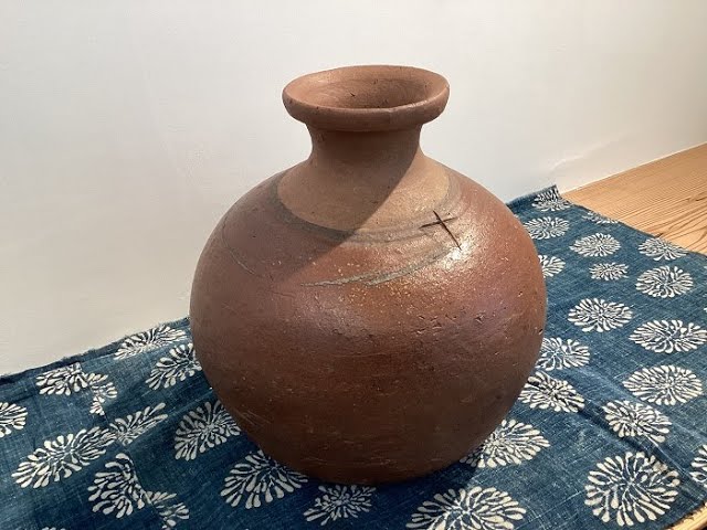 古備前 壺】室町時代から安土桃山時代の古備前壺（種壺・波状文