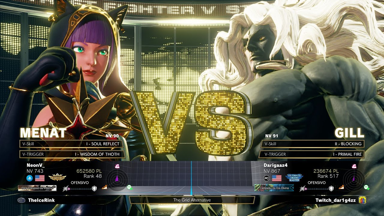 SFV Champion Edition 🔥 NeonV (MENAT) Vs Darigaaz4 (GILL) 🔥 Online Match's 03-05-2023