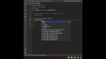 #14 Multiplication Table using Dart | Dart for beginner