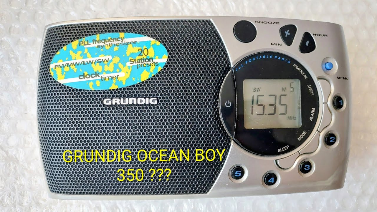 Radio Grundig Ocean Boy 350 - FM/LW/SW/MW - Fonctionne, Garantie 6 Mois