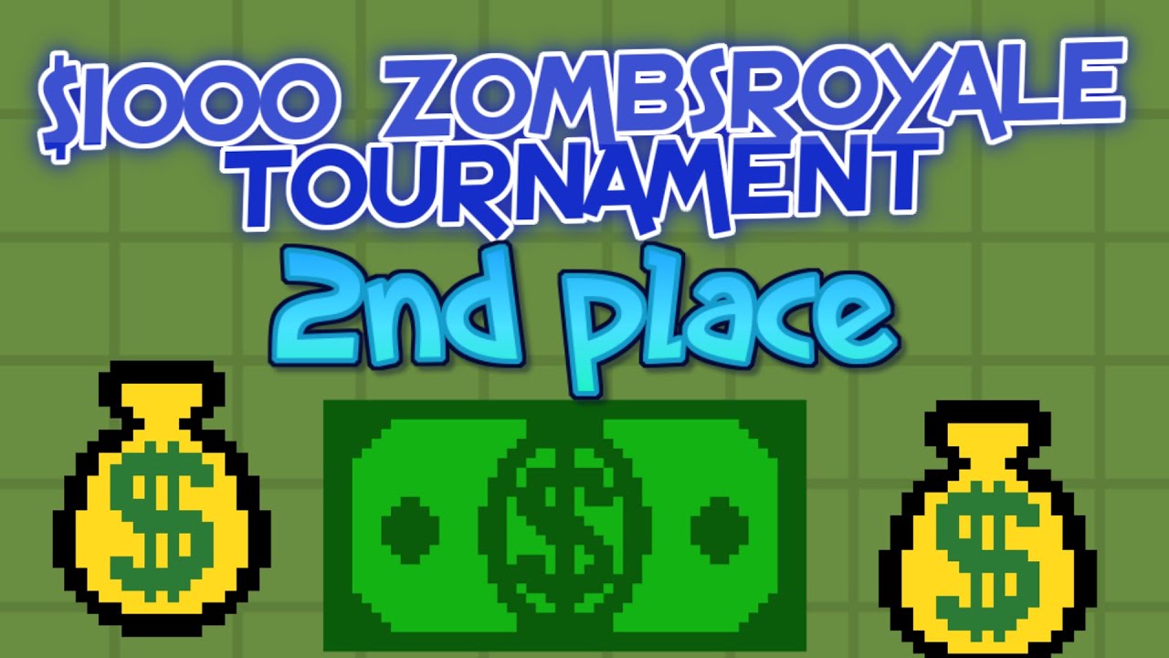 $1000 Zombsroyale Tournament POV (2ND PLACE)