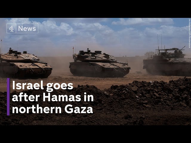 Israel Hamas war: IDF back on the attack in northern Gaza class=