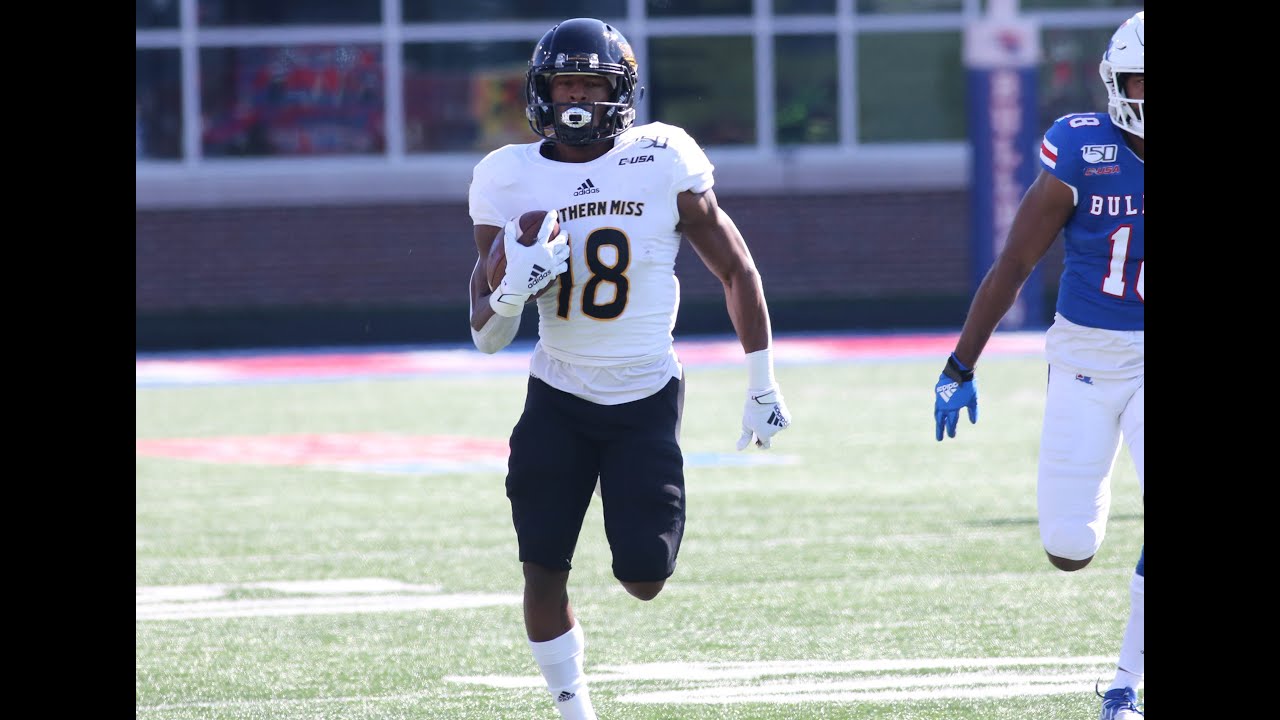 De'Michael Harris Southern Miss Running Back 2019 Highlights