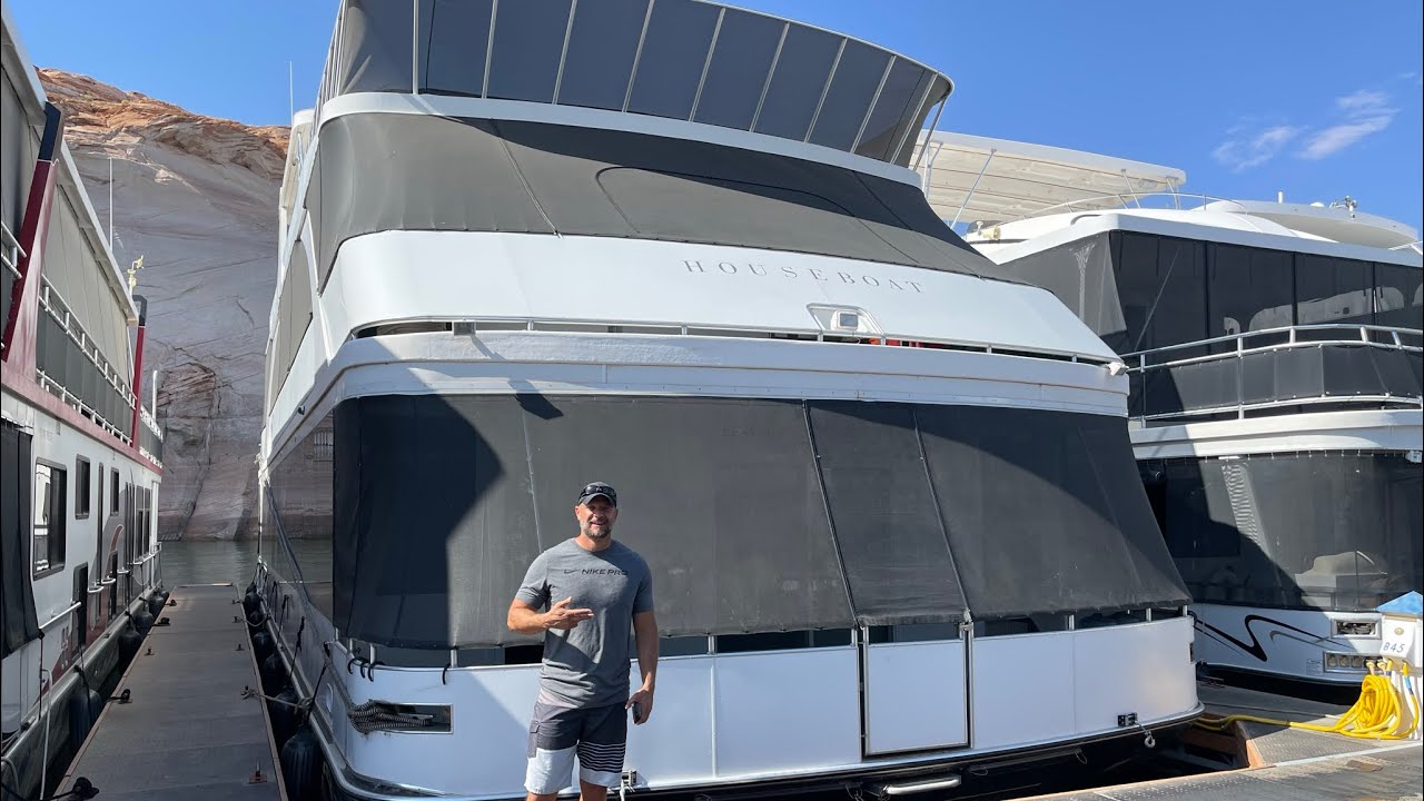 Seeing The New LeRoy House Boat After Remodel For The First Time HOUSE BOAT TOUR The LeRoys