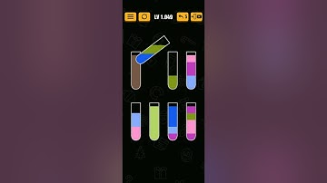 water sort puzzle level 1049