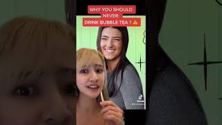 Why U Shud NEVER DRINK BOBA TEA (TikTok Trend Meme) #shorts