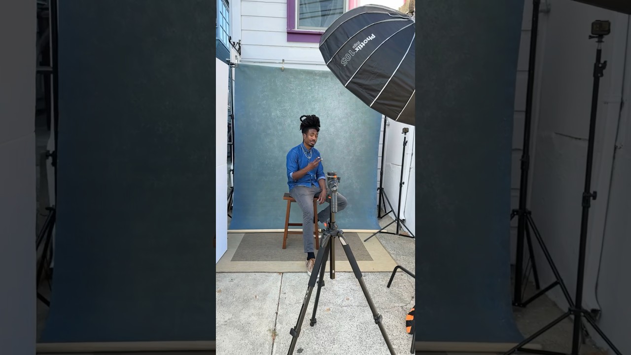 Studio photography in my drive way w/ ​⁠ @clotstudio9397 canvas backdrop + @vflatworld