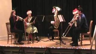 brass quintet winter 2010   part 7 sleigh ride