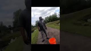 Catching Big Bream to use for Flathead Catching on the Arkansas River Big Dam Bridge