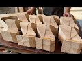 🔥 Burning Wood Art. Unique Fire Table: Woodworking with a Crocodile Skin Burn Effect