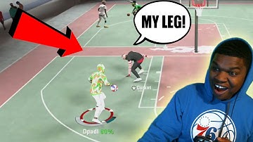 My Big is Breaking Ankles in 2K20!! Playmaking Four -  DESTROYING ANKLES IN PARK!