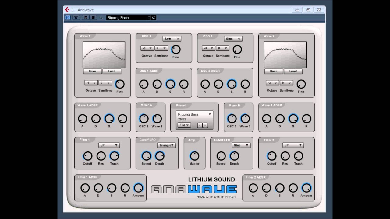 Anawave ;synthé vsti gratuit
