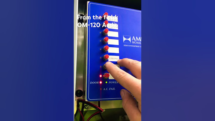 OM-120 Tornado Siren Test