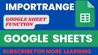 How to use IMPORTRANGE Function | IMPORTRANGE Function in Google Sheet | IMPORTRANGE Function Hindi