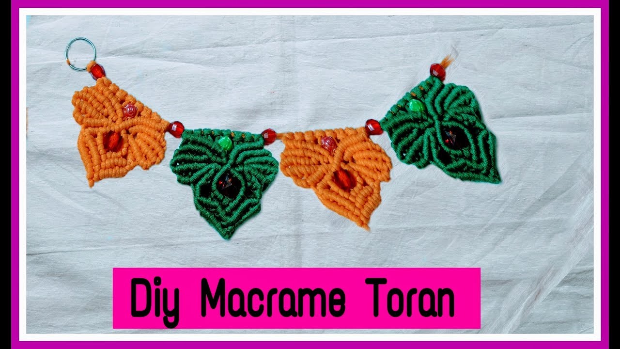 Diy Macrame toran/door hanging