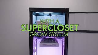 No Yard? No Problem! Grow Indoors with SuperCloset!