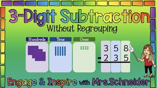 3 Digit Subtraction Without Regrouping Google Slide Lesson