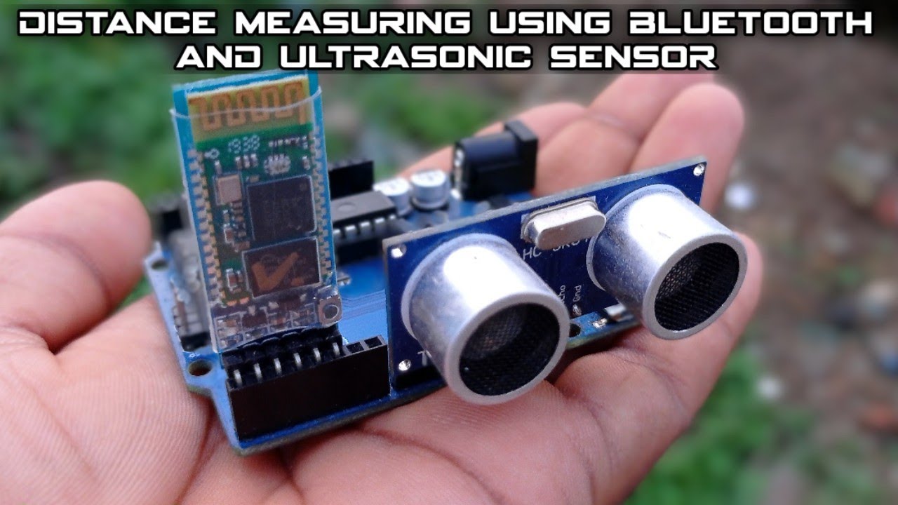 Arduino distance measuring using bluetooth HC 05 and Ultrasonic sensor ...