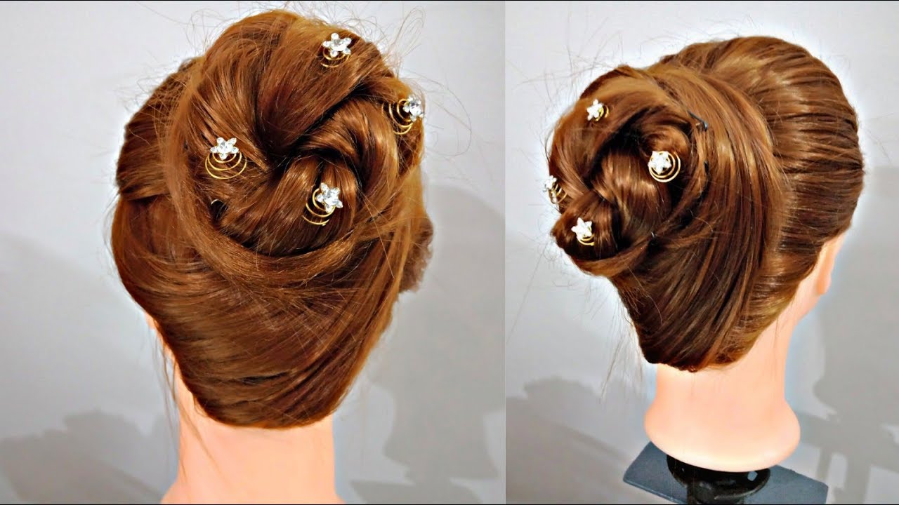 Easy And Quick Bun Juda Hairstyle For Medium To Long Hair S
