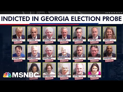 Trump, 18 co-defendants surrender in Georgia