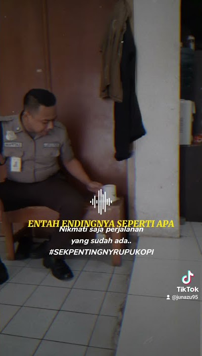 seberat apapun masalahmu.... janga lupa nyruput kopimu  . #shorts #tiktok #satpam