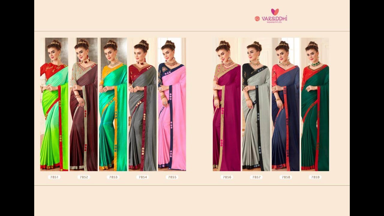 Latest Barfi Silk Sarees Navnya | Order on Whatsapp - YouTube