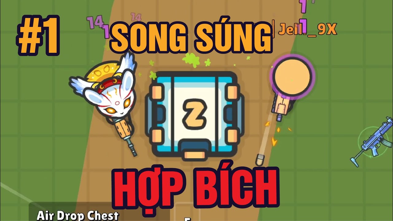 [Ongame] Zombs Royale.io - Hai anh em song súng hợp bích, bắn không trượt phát nào