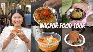 Best NAGPUR Food Tour (Part 1) | Tarri Poha, Saoji Chicken, Chole Bhature, Patodi, & More