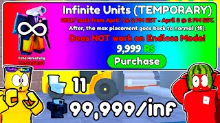 INFINITE UNITS UNLOCKED In Toilet Tower Defense by Melon Sunny World 107,554 views 1 month ago 1 hour, 45 minutes