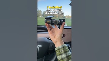 I installed Fanttik 4K Dashcam in Tesla Model 3