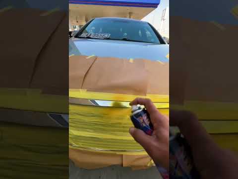 تحويل من كروم نجل لكروم ذهب  تظليل سيارات  ذهب