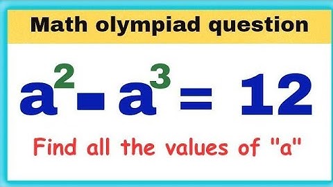 a nice math algebra question | cubic equation  |math olympiad question | find a = ?🤔