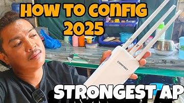 HOW TO CONFIG COMFAST EW85 TAGALOG