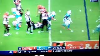 Cincinnati Bengals Vs Miami Dolphins Ejections