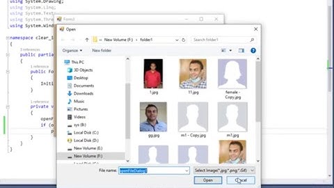 C# tutorial| How to load an image in a picturebox and clear Image in C sharp