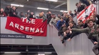 Arsenal Fans away tottenham spurs stadium - Kai Havertz chant - arsenal away spurs