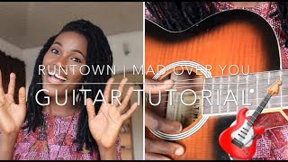 Runtown - Mad Over You GUITAR TUTORIAL (Easy)