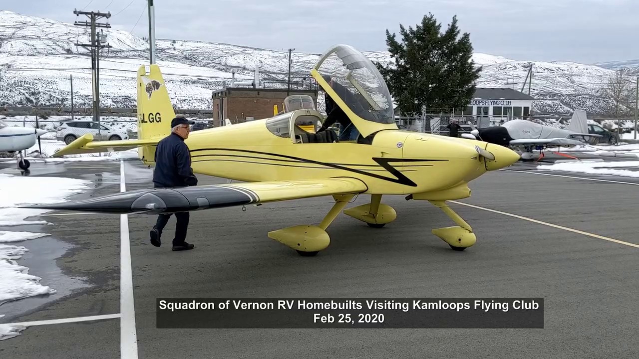 271. Squadron of Vernon RV Homebuilts Visiting Kamloops Flying Club