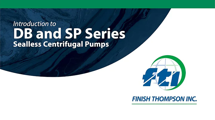 Finish Thompson DB & SP Sealless Mag Drive Centrifugal Pumps