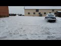 Subaru Leone 1.8 without turbo 1992. snow fun in North Poland